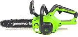 Аккумуляторная цепная пила Greenworks G24CS25 10" c АКБ 4 А/ч и ЗУ