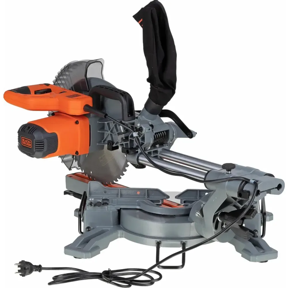 Торцовочная пила BLACK+DECKER BES710, 2100 Вт, 254 мм, 5000 об/мин (BES710-QS)