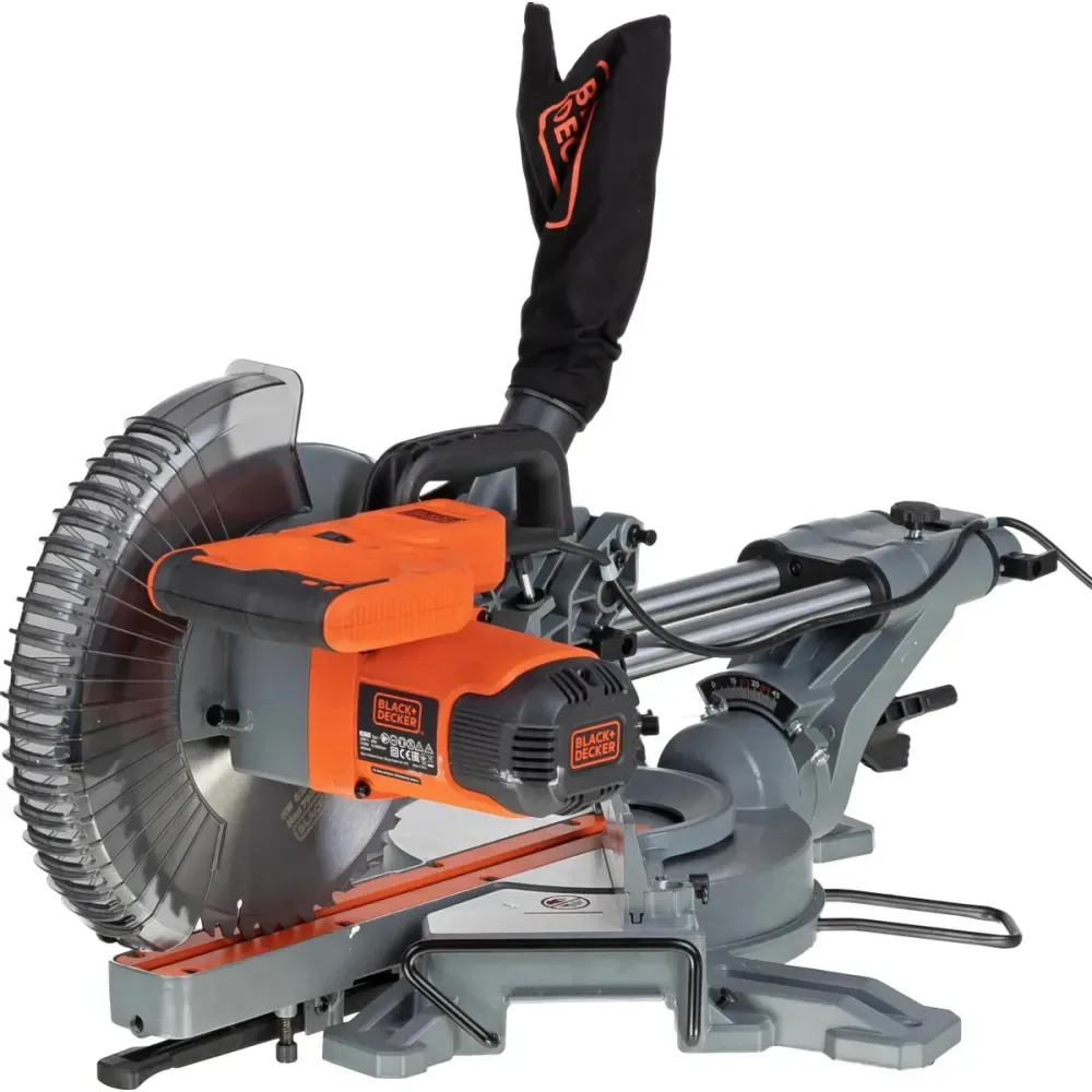 Торцовочная пила BLACK+DECKER BES710, 2100 Вт, 254 мм, 5000 об/мин (BES710-QS)