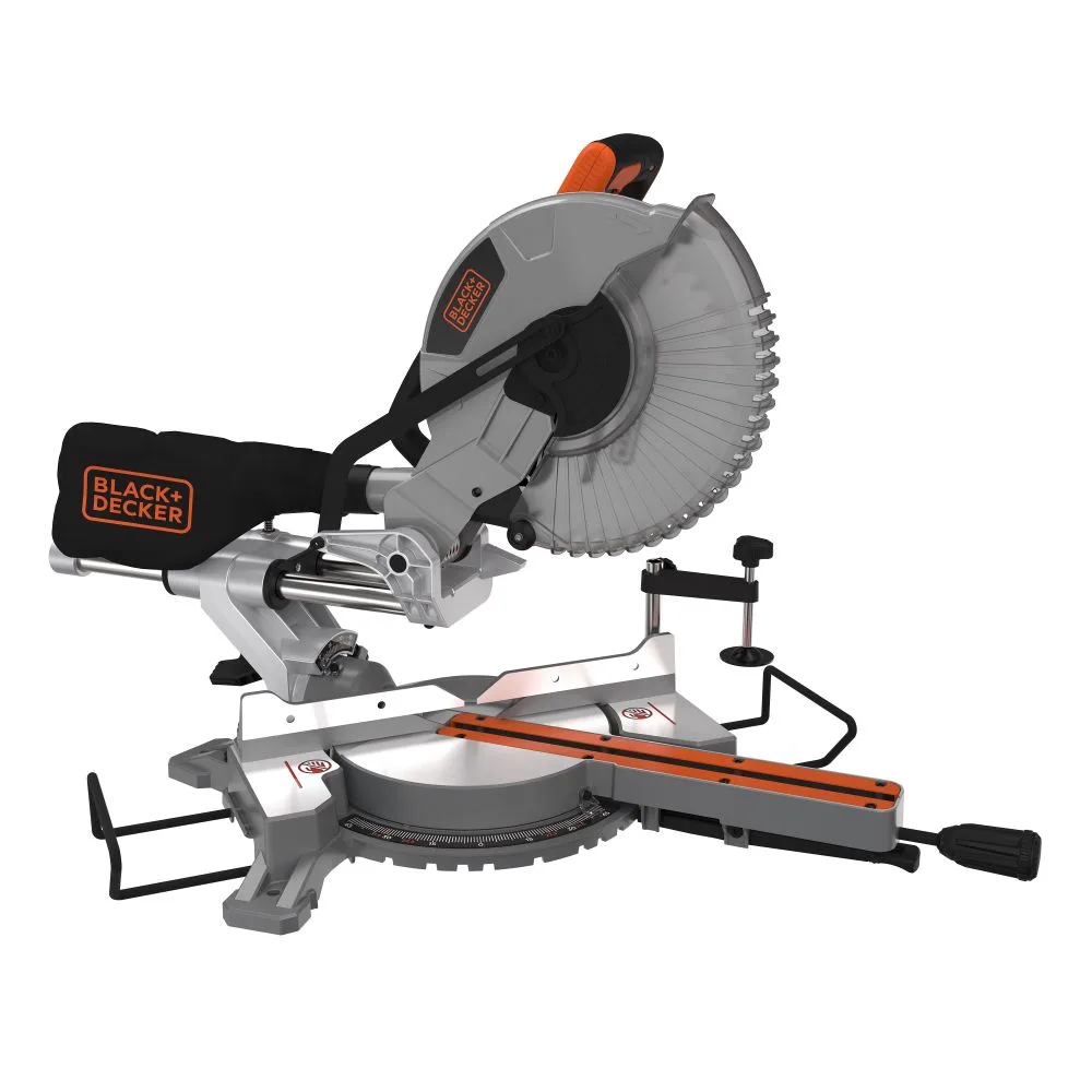 Торцовочная пила BLACK+DECKER BES710, 2100 Вт, 254 мм, 5000 об/мин (BES710-QS)