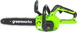 Аккумуляторная цепная пила Greenworks G40CS30II без АКБ и ЗУ