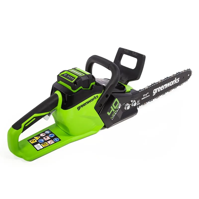 Цепная пила Greenworks GD40CS15 40V 2005707 (35 см) бесщеточная аккумуляторная