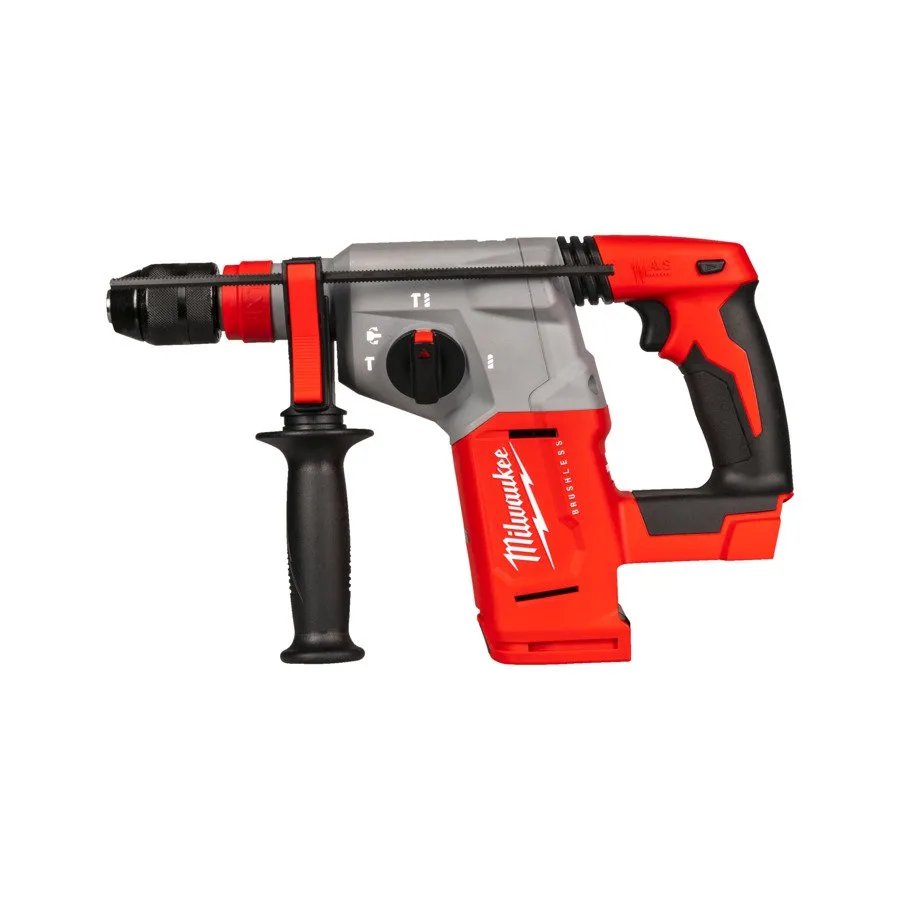 Бесщёточный 4-режимный 26 мм SDS-Plus перфоратор с патроном FIXTEC Milwaukee M18 BLHX-0X