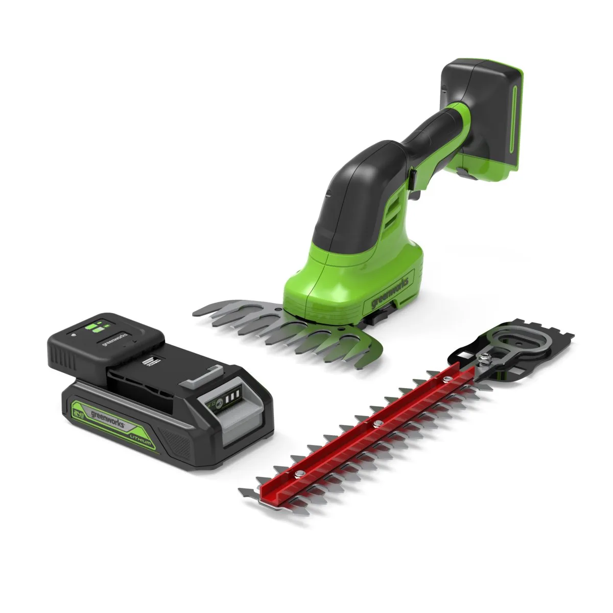 Аккумуляторный кусторез Greenworks G24SHTK2