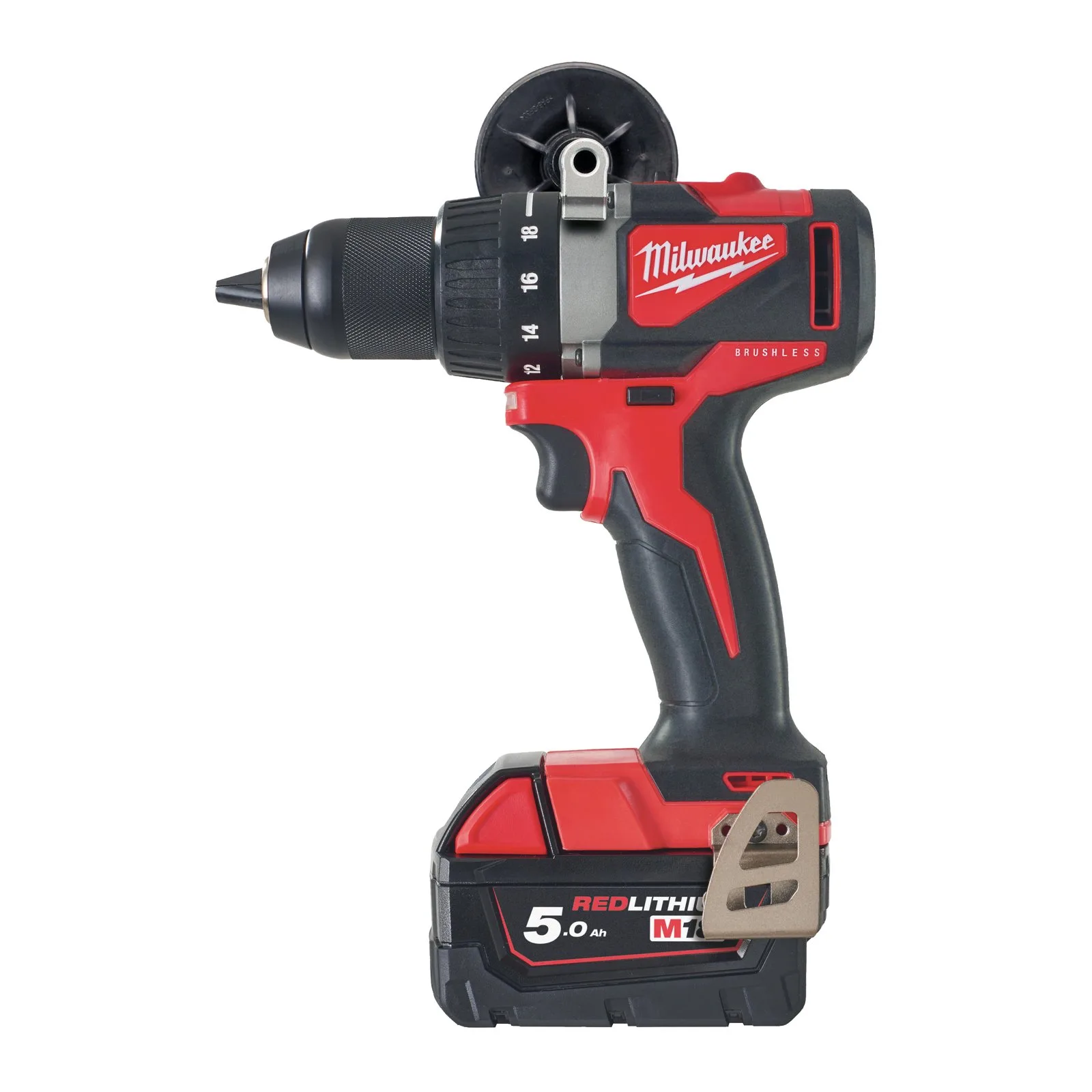 Бесщеточная дрель - шуруповерт Milwaukee M18 BLDD2-502X — фото производителя
