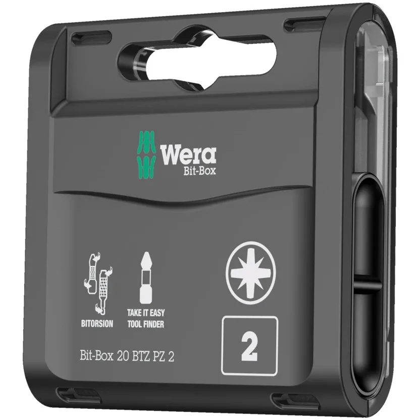 Набор инструментов Wera Bit-Box 20 BTZ PZ — фото производителя