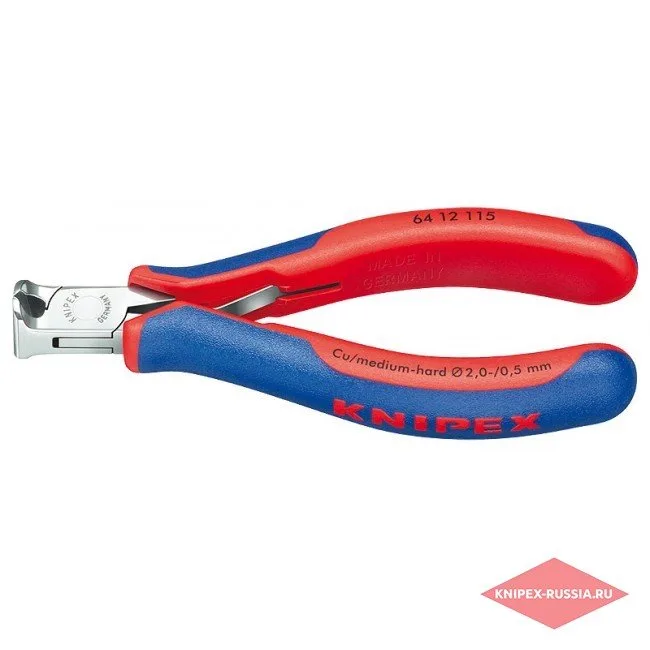 Кусачки торцевые для электроники Knipex KN-6412115 — фото производителя