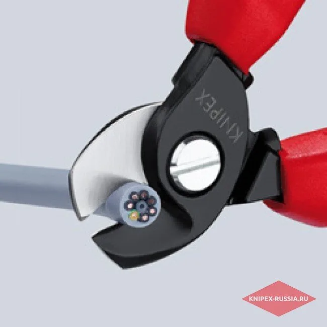 Ножницы для резки кабелей с раскрывающей пружиной Knipex KN-9522165 — фото производителя