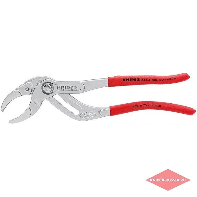 Клещи трубные захватные Knipex KN-8103250 — фото производителя
