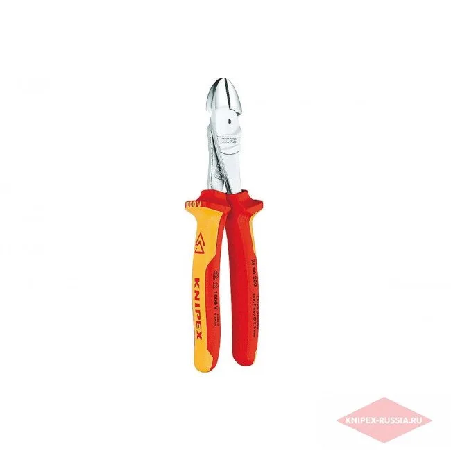 Силовые бокорезы Knipex KN-7406180SB — фото производителя