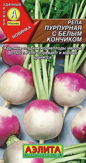 Репа Пурпурная с белым кончиком