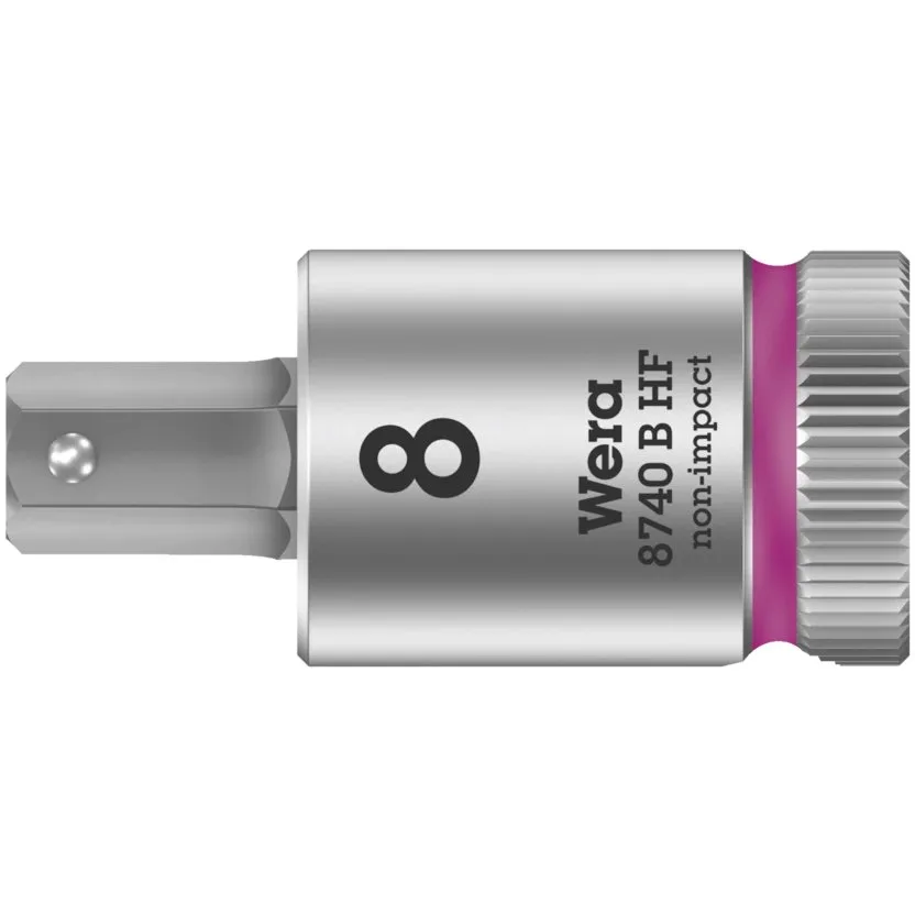 Отверточная головка Zyklop с приводом 3/8", с фиксирующей функцией Wera 8740 B HF — фото производителя