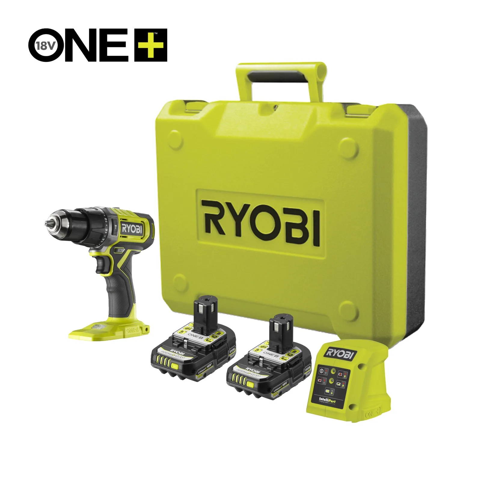 Аккумуляторный ударный дрель-шуруповерт Ryobi RPD18-2C20B