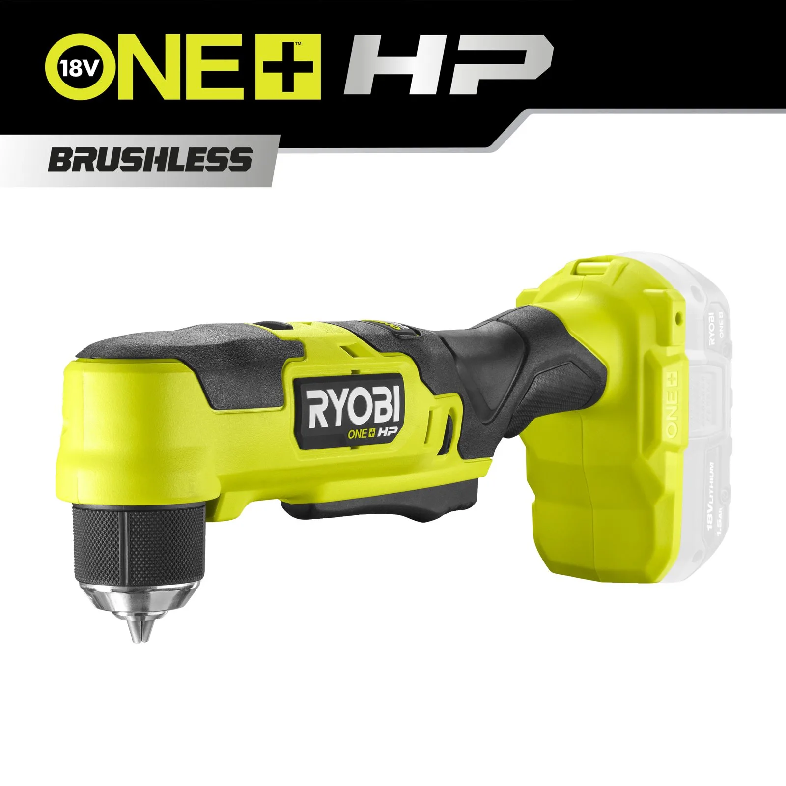 Аккумуляторный угловый дрель-шуруповерт Ryobi RAD18C-0
