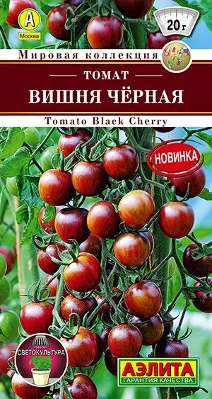 Томат Вишня черная