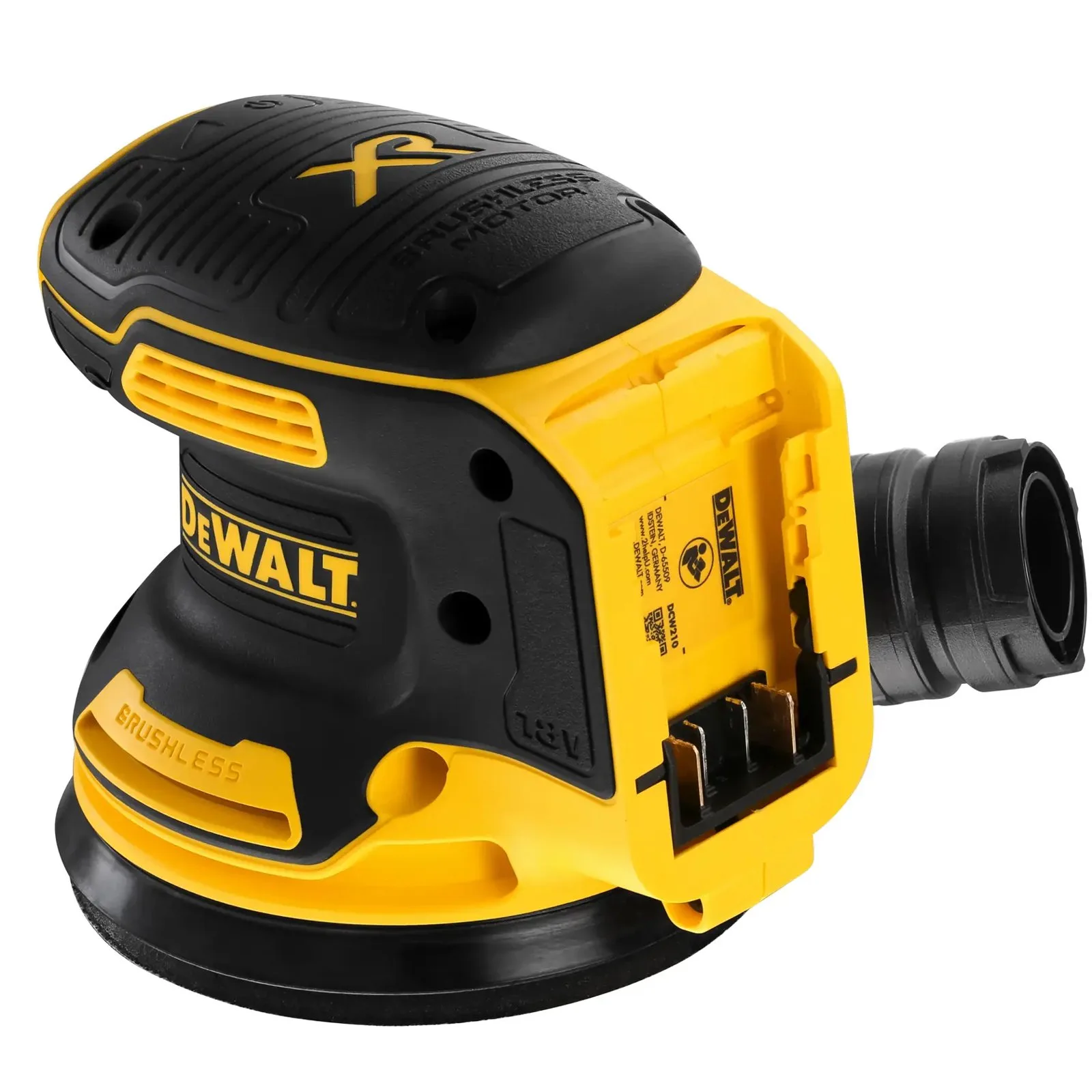 Эксцентриковая шлифовальная машина DeWalt DCW210N-XJ — фото производителя