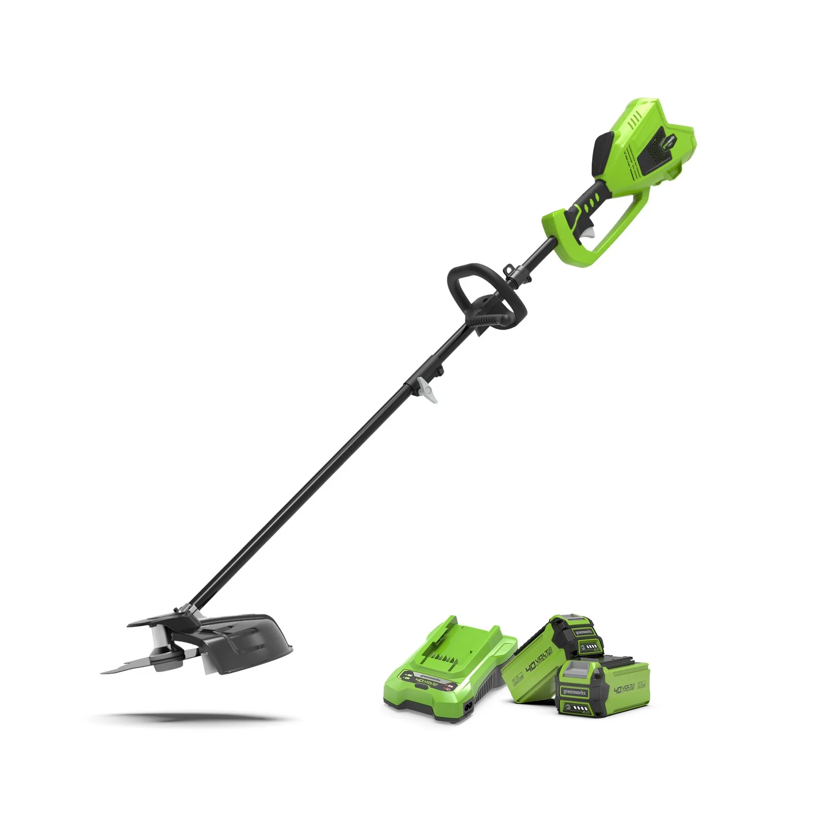 Аккумуляторный триммер Greenworks GD40BCK2X — фото производителя