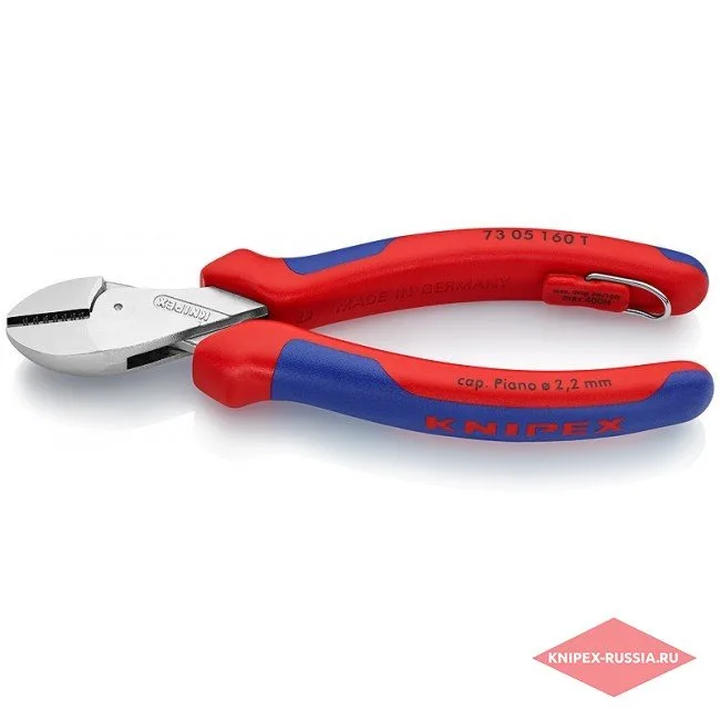 Кусачки со страховочным креплением X-Cut® Knipex KN-7305160T — фото производителя