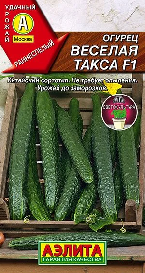 Огурец Веселая такса F1