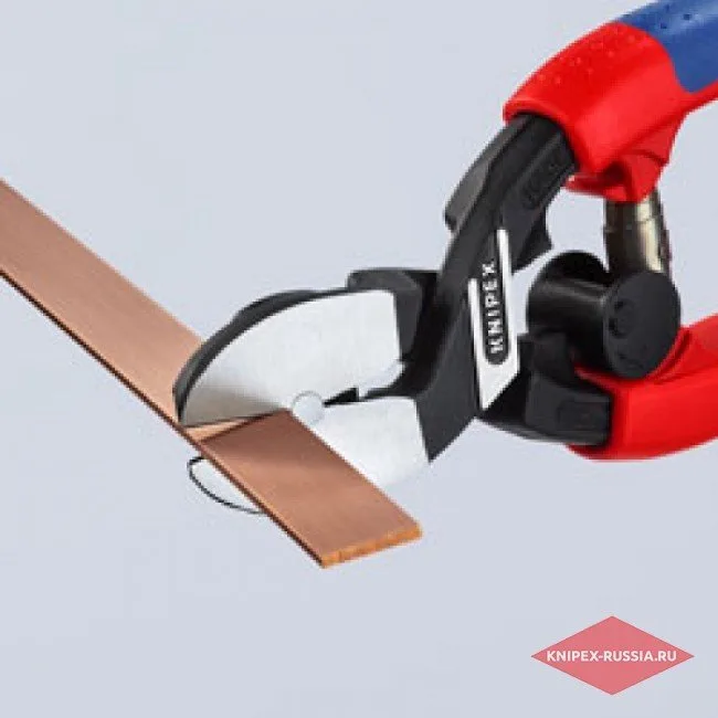 Кусачки боковые усиленные для мягких материалов Knipex KN-7262200 — фото производителя