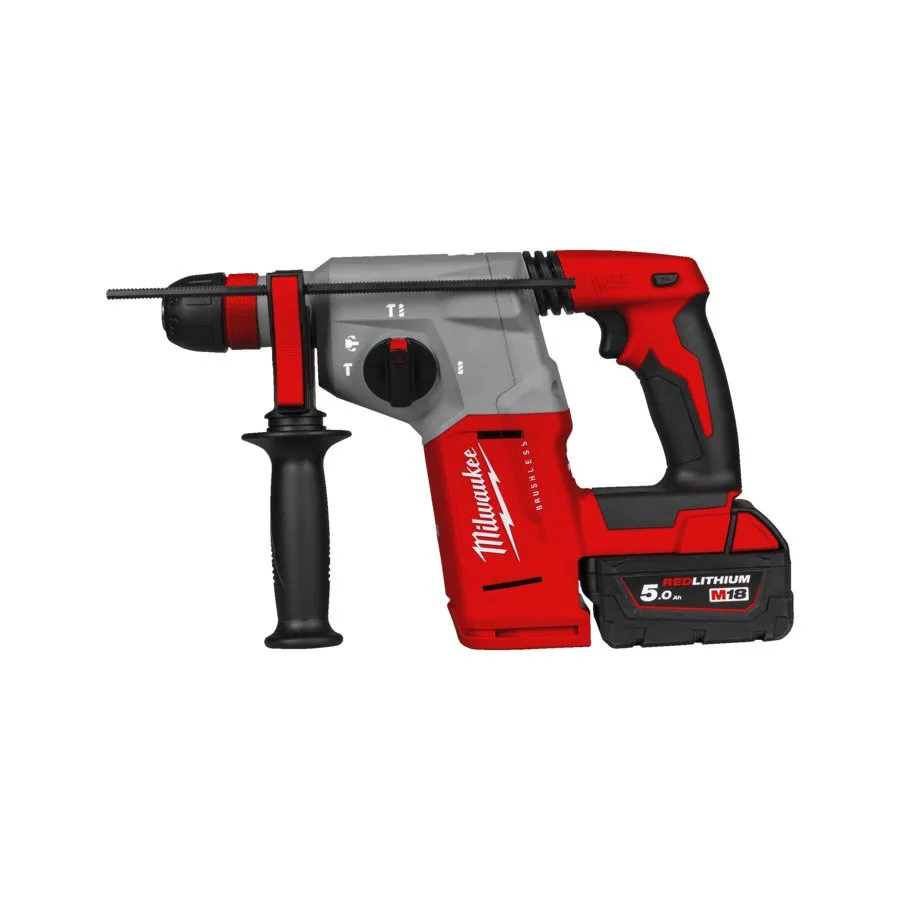 Бесщёточный 4-режимный 26 мм SDS-Plus перфоратор с патроном FIXTEC Milwaukee M18 BLHX-502X