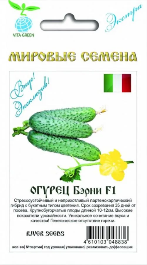 Семена: Огурец Бэрни F1