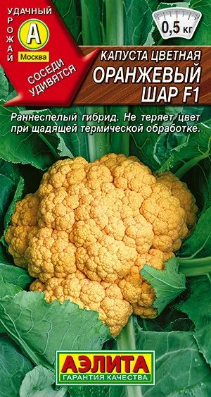 Капуста цветная Оранжевый шар F1