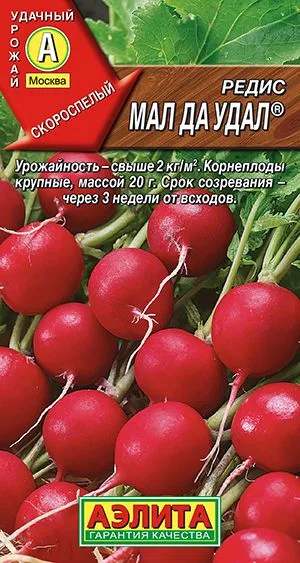 Редис Мал да удал