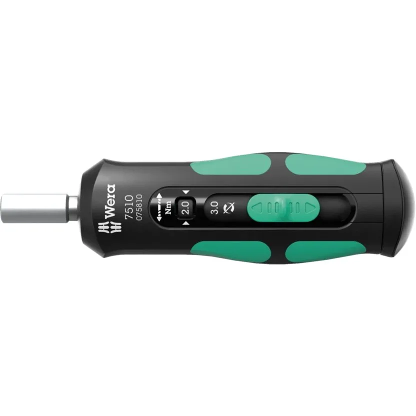 Нм Wera 7510 Kraftform Safe-Torque Speed динамометрическая отвёртка, 1-3