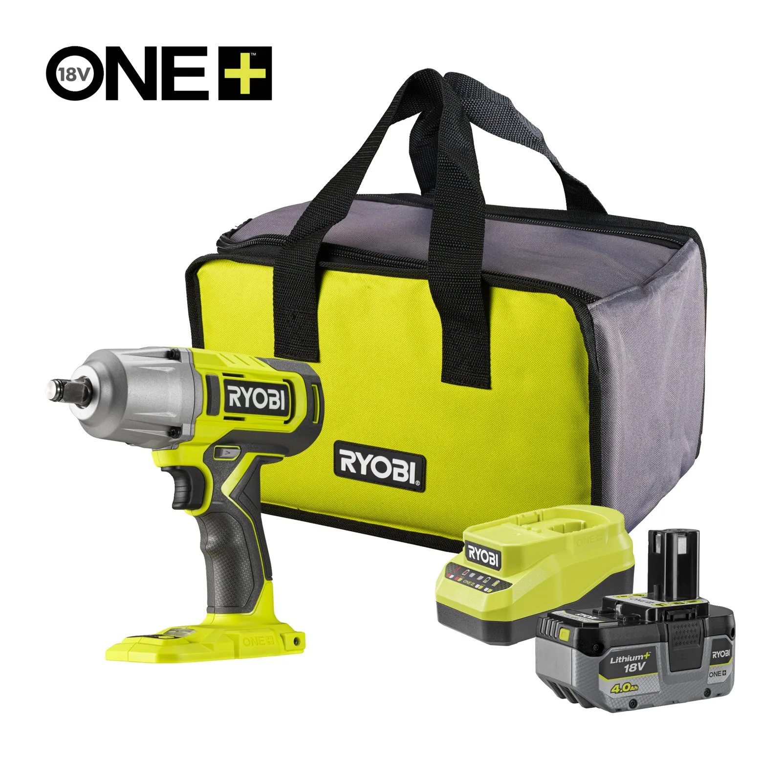 Аккумуляторный гайковерт Ryobi RIW18-1C40S