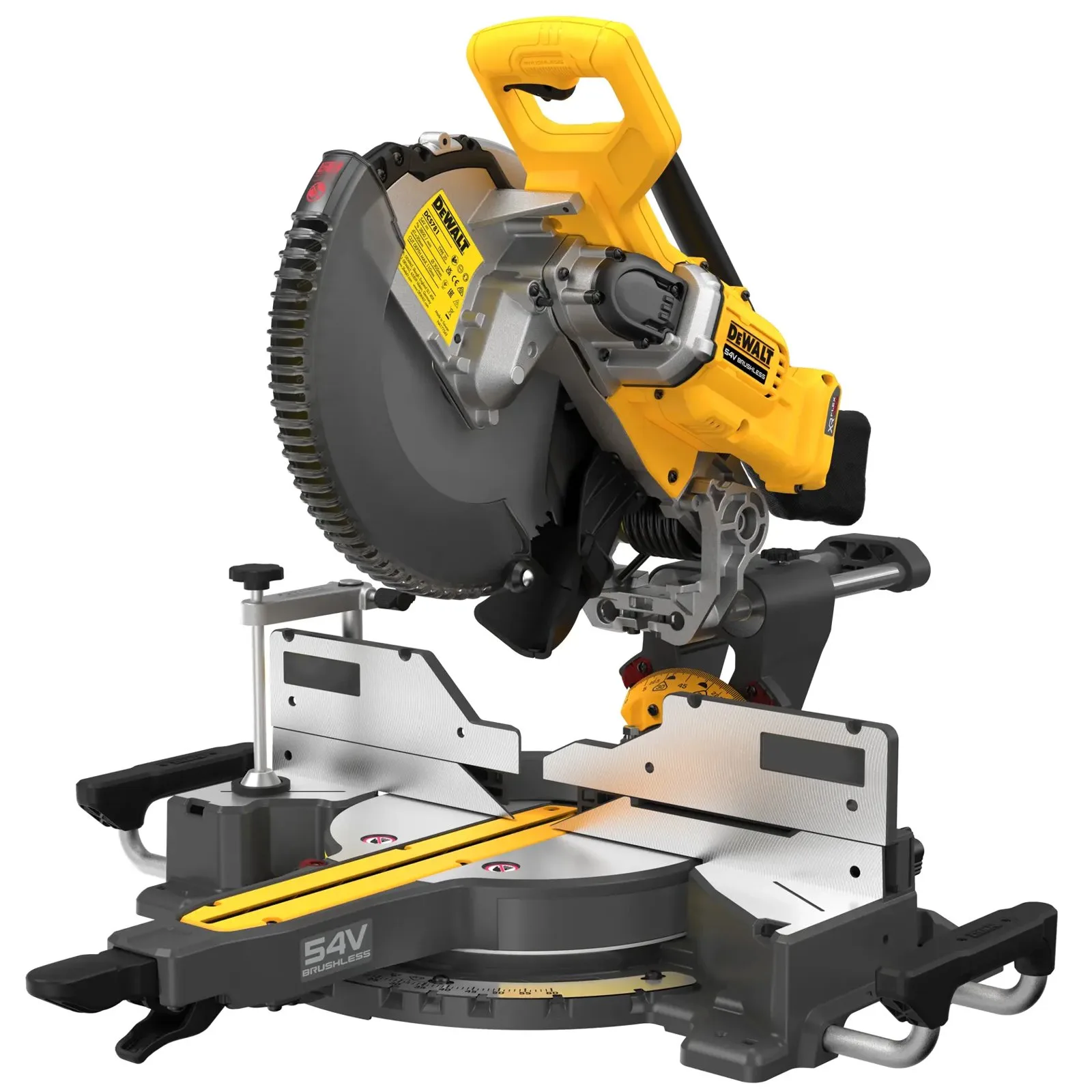 Аккумуляторная торцовочная пила DeWalt DCS781N-XJ — фото производителя