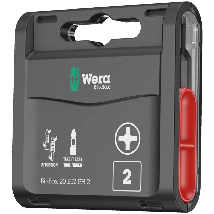 Набор инструментов Wera Bit-Box 20 BTZ PH — фото производителя