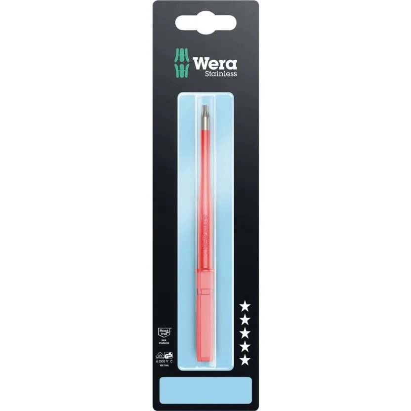 Отвёртка Wera Kraftform Kompakt VDE 3067 iS TORX® SB, нержавеющая сталь