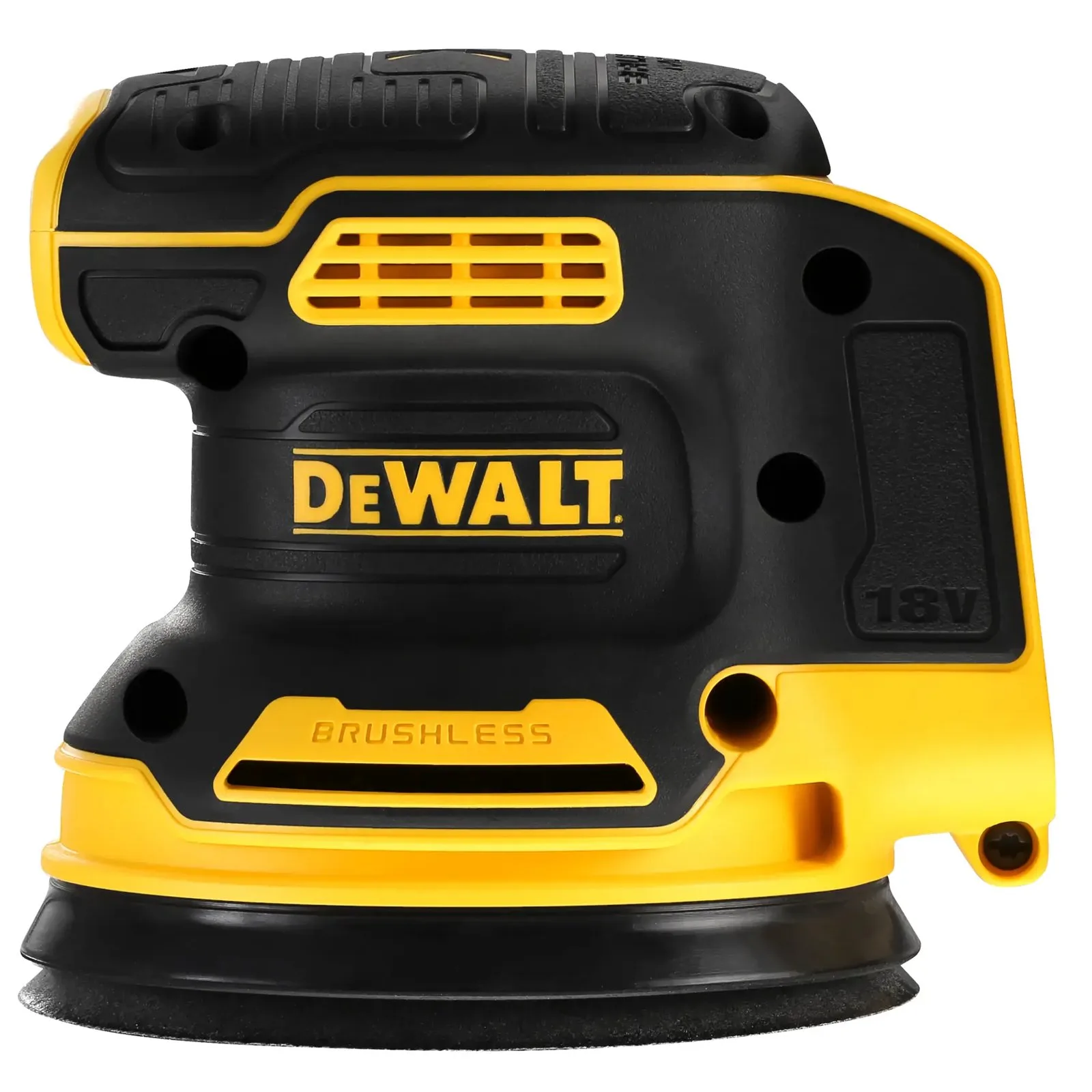 Эксцентриковая шлифовальная машина DeWalt DCW210N-XJ — фото производителя