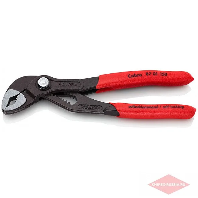 Высокотехнологичные сантехнические клещи Cobra® Knipex KN-8701150SB