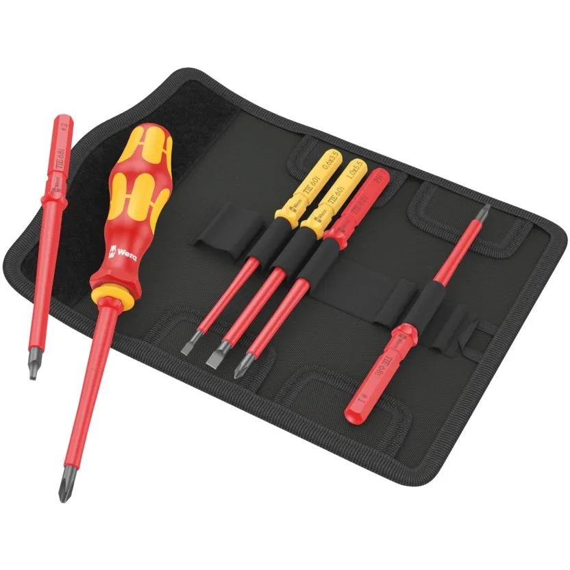 Набор инструментов Wera Kraftform Kompakt VDE 7 Imperial 1 Tool Finder — фото производителя