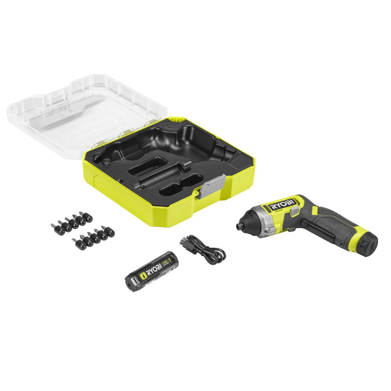 Аккумуляторная отвертка Ryobi RSD4-120T — фото производителя