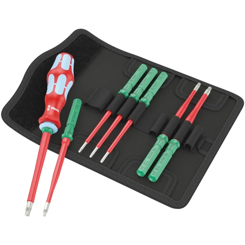 Набор инструментов Wera Kraftform Kompakt VDE Stainless 8 extra slim 1 Tool Finder — фото производителя
