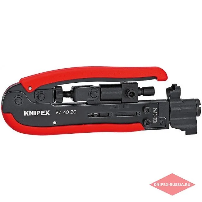 Компрессионный инструмент для штекера Knipex KN-974020SB