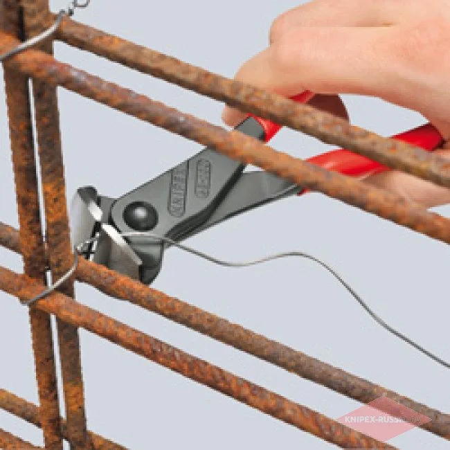 Кусачки торцевые Knipex KN-6801180SB — фото производителя
