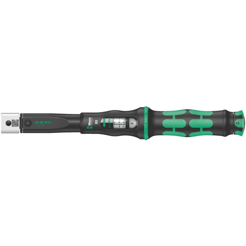 Динамометрический ключ для сменных инструментов, 10-50 Нм Wera Click-Torque X 2