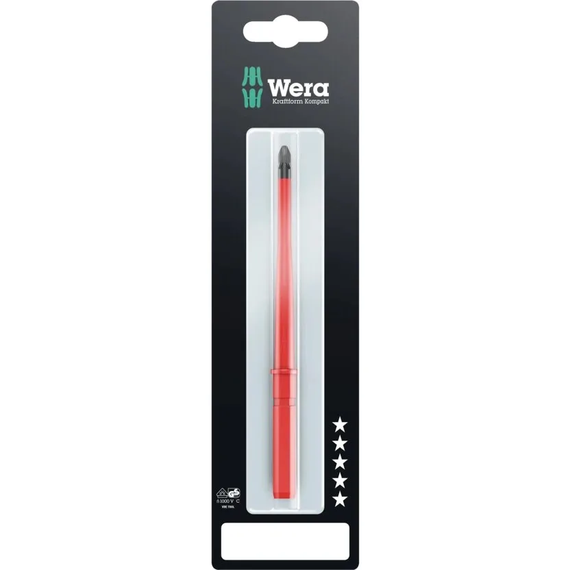 Отвёртка Wera Kraftform Kompakt VDE 65 iS PZ SB — фото производителя