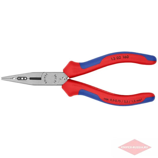 Плоскогубцы для монтажа проводов Knipex KN-1302160SB — фото производителя