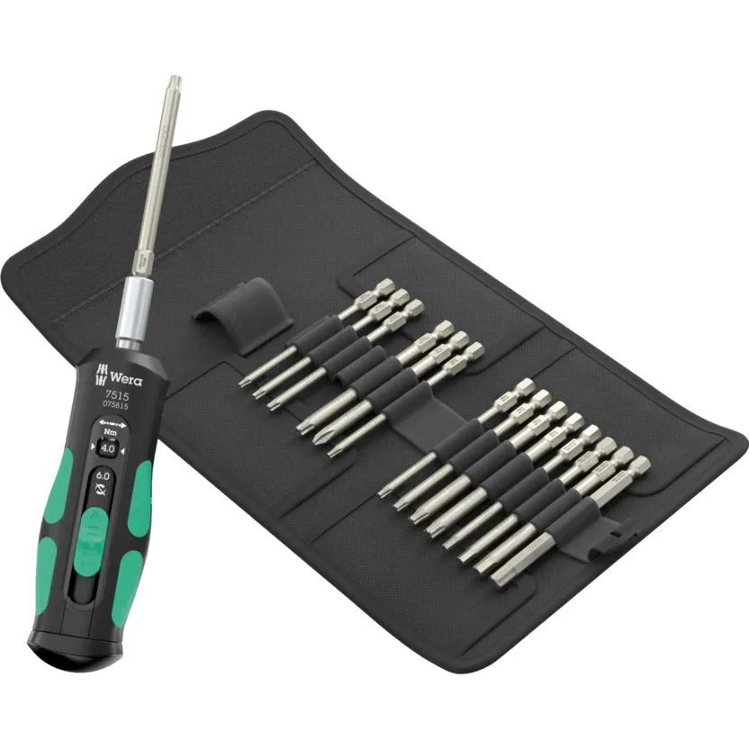 Набор инструментов Wera 7515/16 Kraftform Safe-Torque Speed Universal 1 — фото производителя