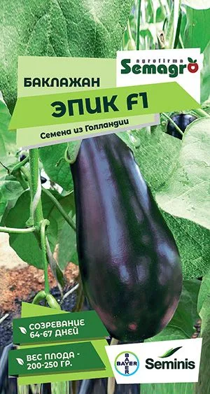 Баклажан Эпик F1