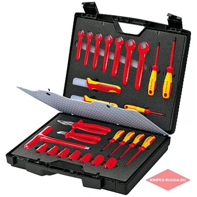 Чемодан стандартный 26 предметов Knipex KN-989912