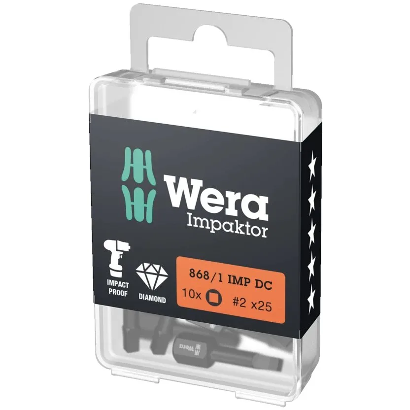 Насадки под внутренний квадрат Wera 868/1 IMP DC DIY Impaktor — фото производителя