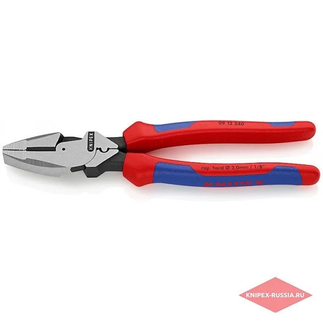 Плоскогубцы электромонтера Knipex KN-0912240 — фото производителя