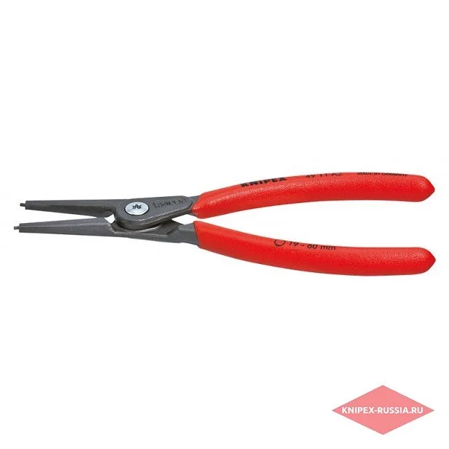 Прецизионные щипцы для внешних стопорных колец на валах Knipex KN-4911A4