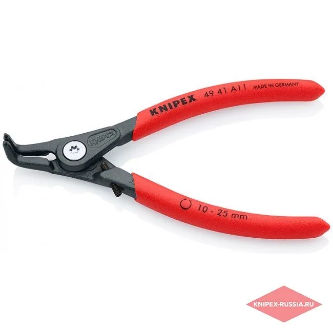 Прецизионные щипцы для стопорных колец с ограничением раскрытия Knipex KN-4941A11